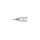 Головка торцевая, 1/4IN, с насадкой TX8, RED STRIPE