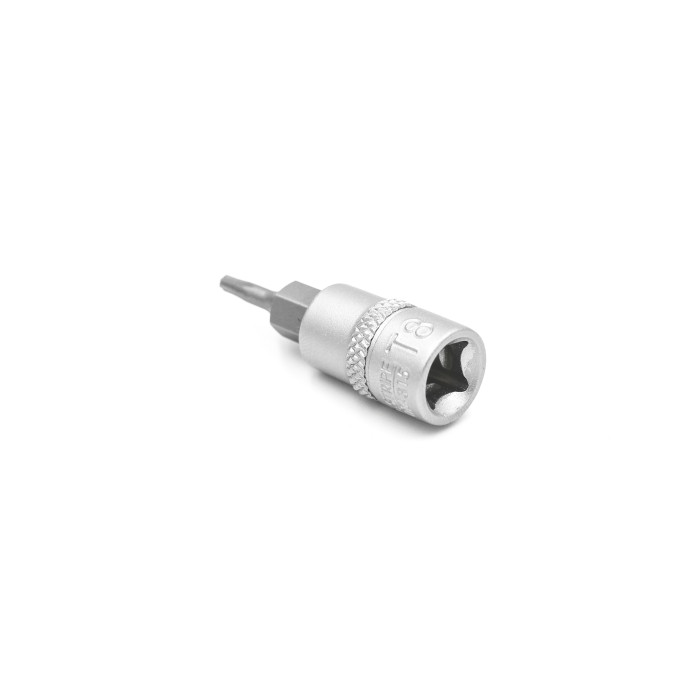 Головка торцевая, 1/4IN, с насадкой TX8, RED STRIPE