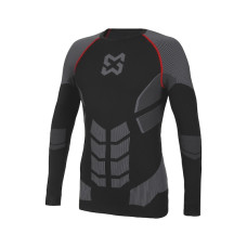 Термофутболка з довгим рукавом ACTIVE, чорна/сіра, розмір L/XL