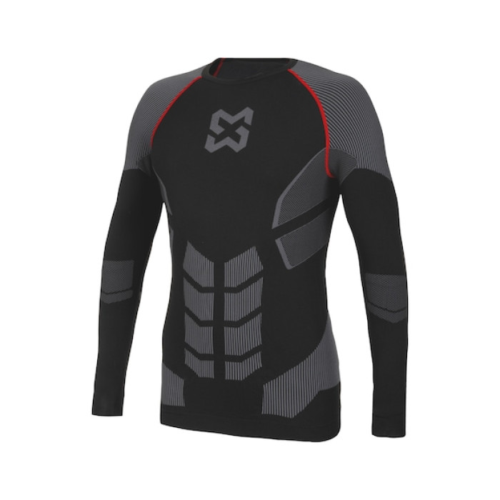 Термофутболка з довгим рукавом ACTIVE, чорна/сіра, розмір L/XL