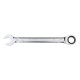 Ключ гаечный комбинированный, прямой, с трещоткой, WS8