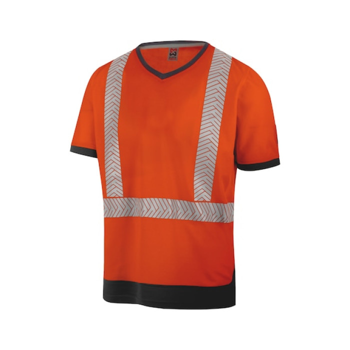 Футболка сигнальна FLUO, оранжева, розмір L