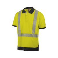Поло сигнальне FLUO, жовте, розмір L