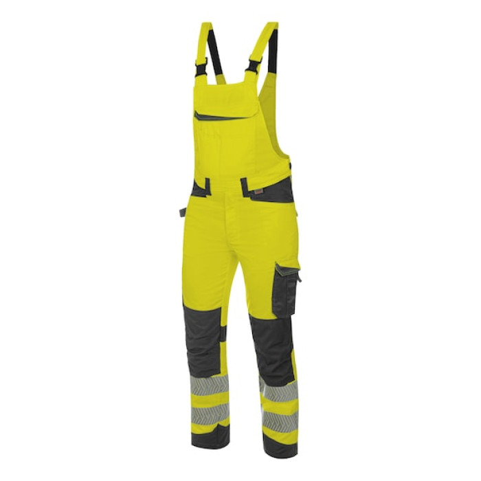 Напівкомбінезон сигнальний FLUO, жовтий, розмір 58