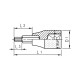 Головка торцева 1/2" з насадкою HEX, SW12x140