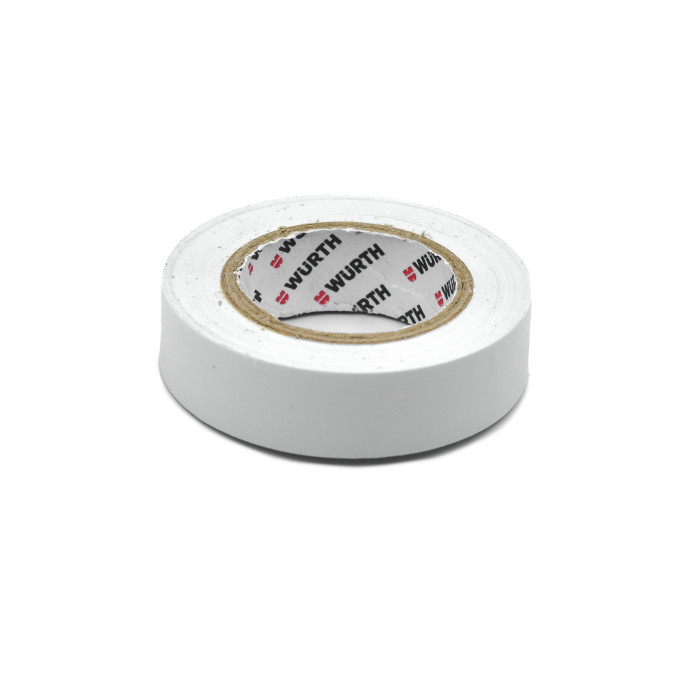 Ізоляційна стрічка PVC, біла, 18мм/20м