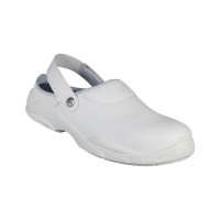 Сабо SLIPPER, SB, композитный носок, белые, пара, р.41