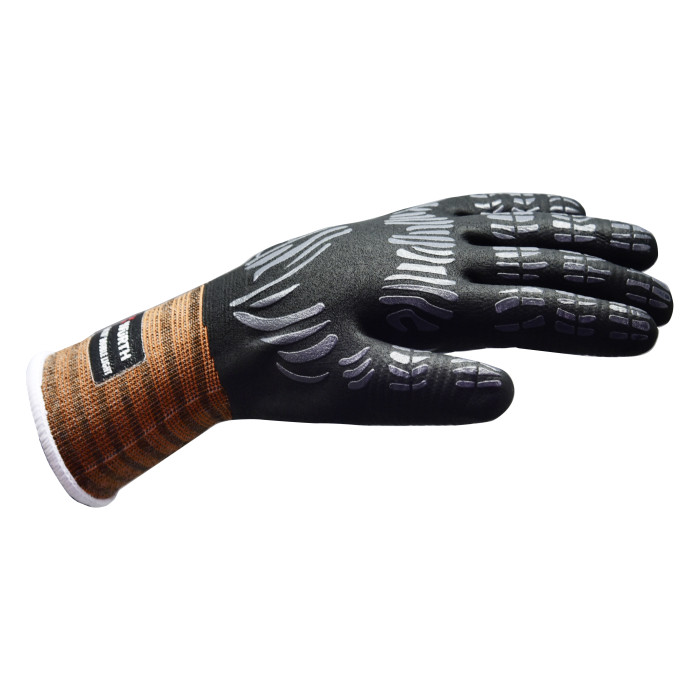 Перчатки TIGERFLEX DOUBLE LIGHT, нейлон, покрытие нитрил, пара, р.8
