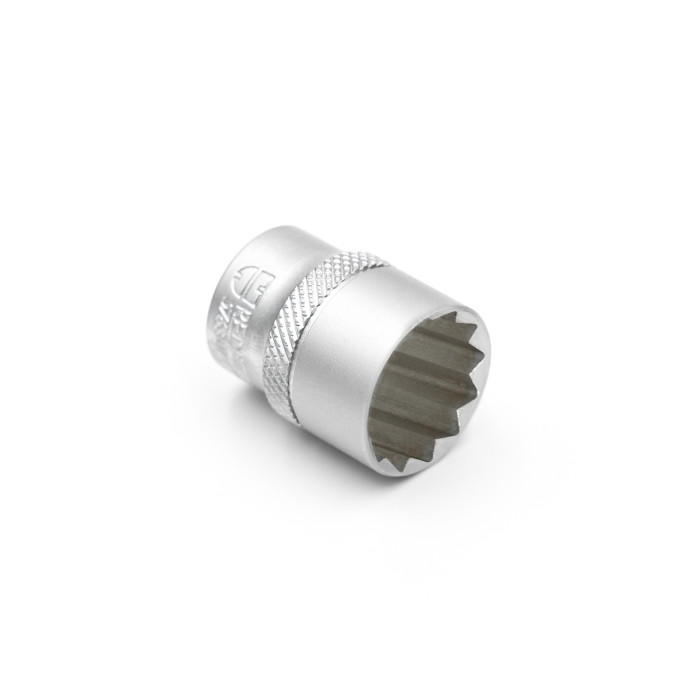 Головка торцева коротка 1/4IN, 12-гр., SW7, RED STRIPE