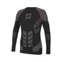 Термофутболка з довгим рукавом ACTIVE, чорна/сіра, розмір XXL/3XL