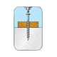 Aerated concrete screw, W-PS