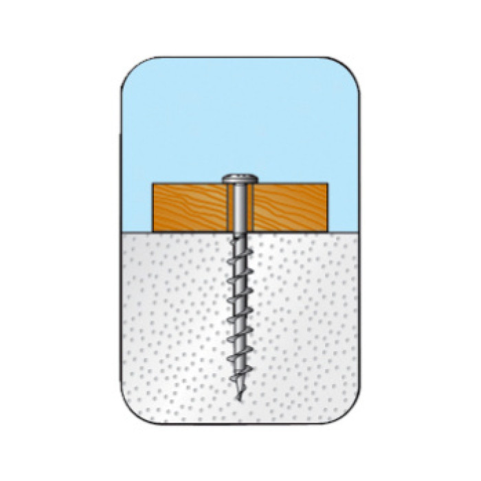 Aerated concrete screw, W-PS