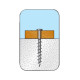 Aerated concrete screw, W-PS