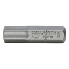 Біта WURTH із внутрішньою шестигранною головкою C 6.3 SW6 1/4" 25мм