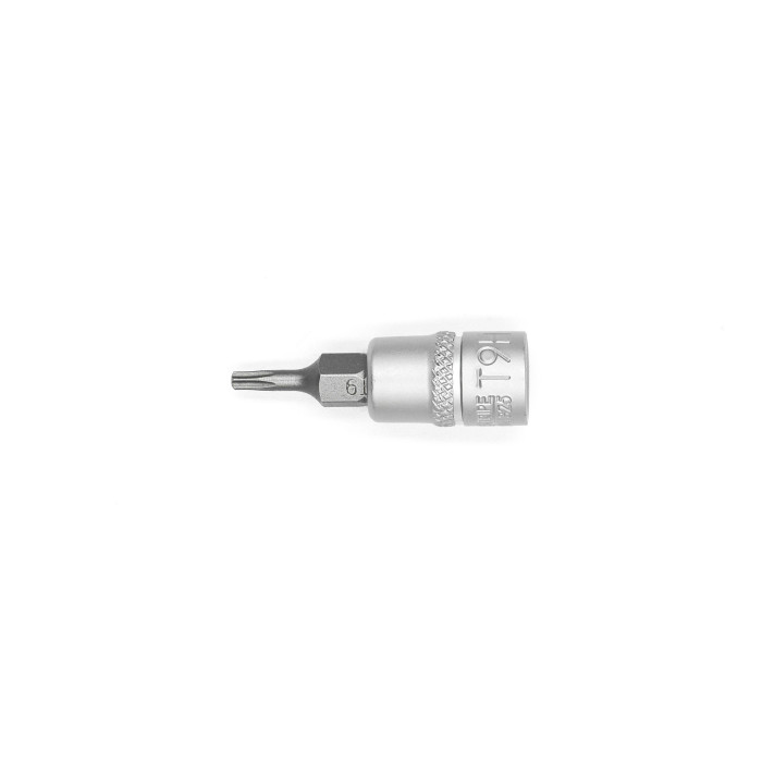 Головка торцевая, 1/4IN, с насадкой TX9-HOLE, RED STRIPE