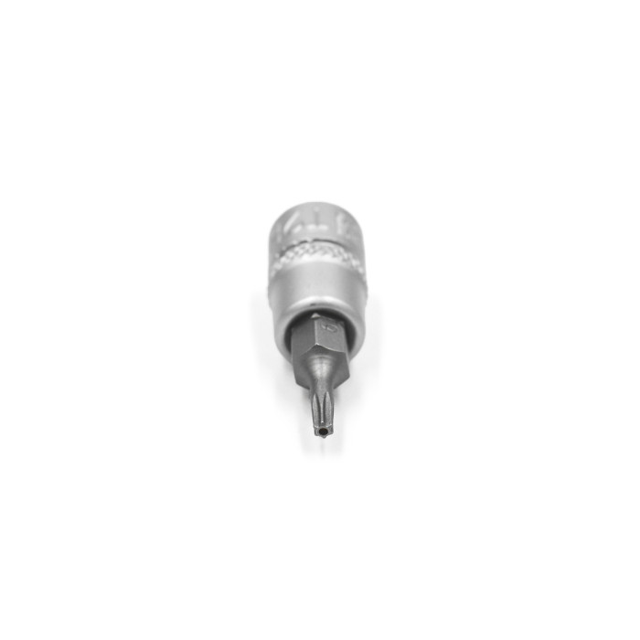 Головка торцевая, 1/4IN, с насадкой TX9-HOLE, RED STRIPE