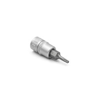 Головка торцевая, 1/4IN, с насадкой TX9-HOLE, RED STRIPE