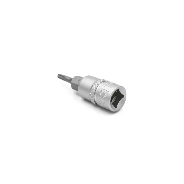 Головка торцевая, 1/4IN, с насадкой TX9-HOLE, RED STRIPE
