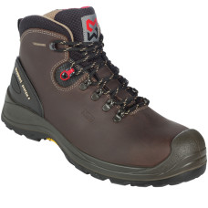Ботинки защитные VIBRAM, S3 HRO, высокие, композит. носок, коричнев., пара, р.41