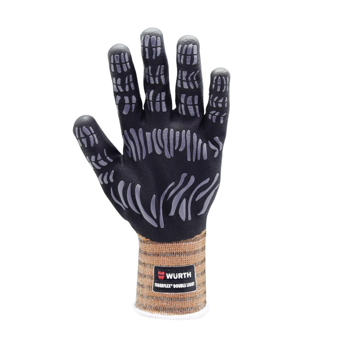 Перчатки TIGERFLEX DOUBLE LIGHT, нейлон, покрытие нитрил, пара, р.9