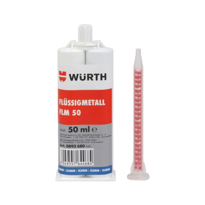 Жидкий металл 2-компонентный FLM 50, 50 ml