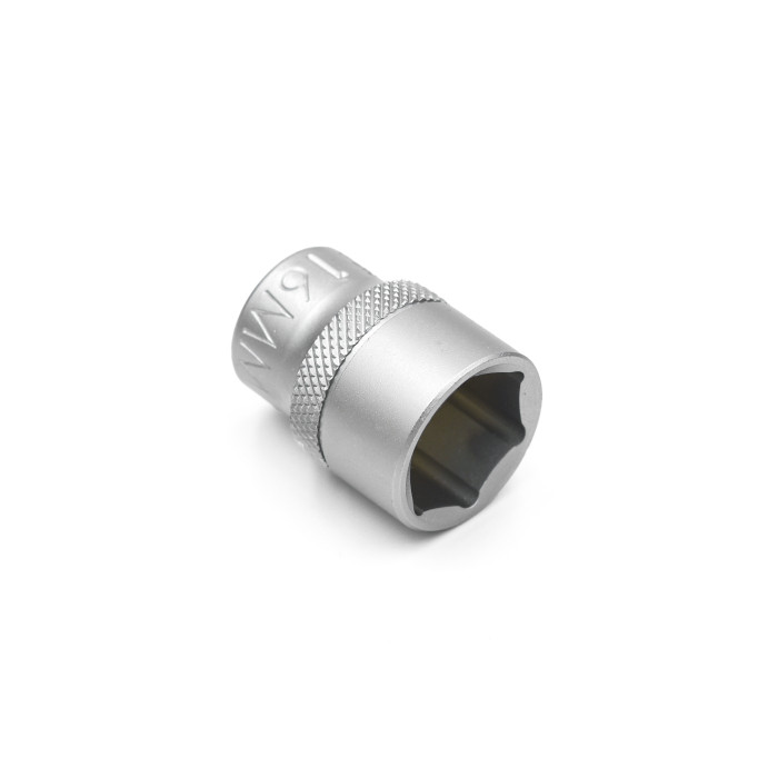 Головка торцева шестигранна, 3/8IN, коротка, SW16, RED STRIPE