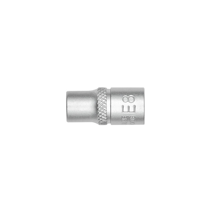 Головка торцевая внеш.TORX, 1/4IN, TX-E8-L25MM, RED STRIPE