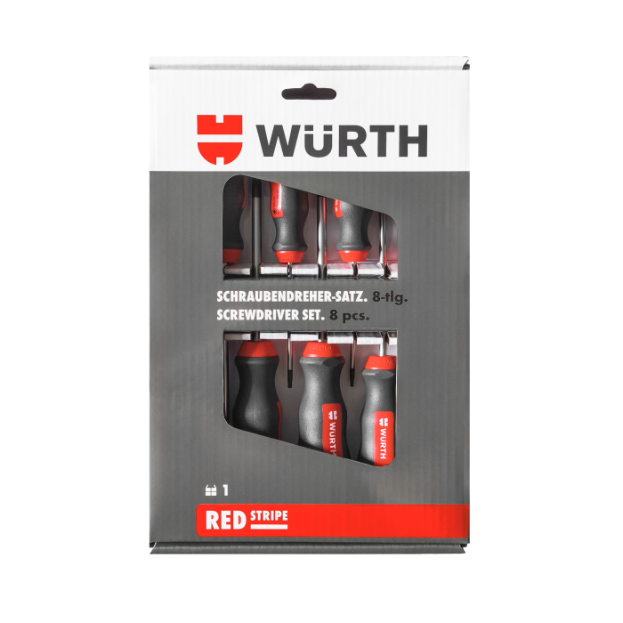 Набор отверток TORX, 8 шт., RED STRIPE