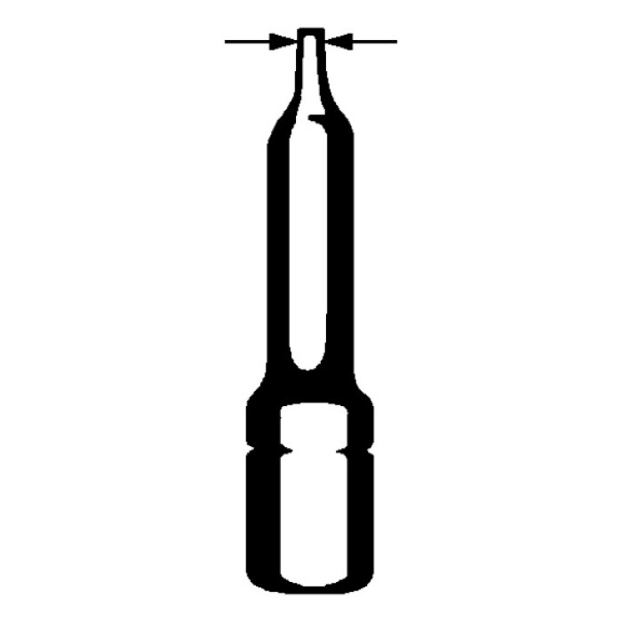 Біта WURTH 1/4" 0,8 х5, 5 25 мм