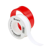 Стрічка для герметизації різьблення з PTFE WURTH 12х12мх0,08