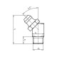 Конический ниппель 45° форма В Wurth Н2 M8X1