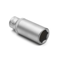 Головка торцевая шестигранная, 3/8IN, удлиненная SW18, RED STRIPE