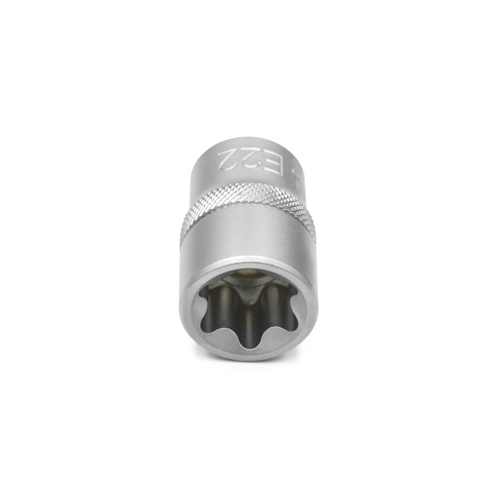 Головка торцевая 1/2IN, наружный торкс, E22-L38MM, RED STRIPE