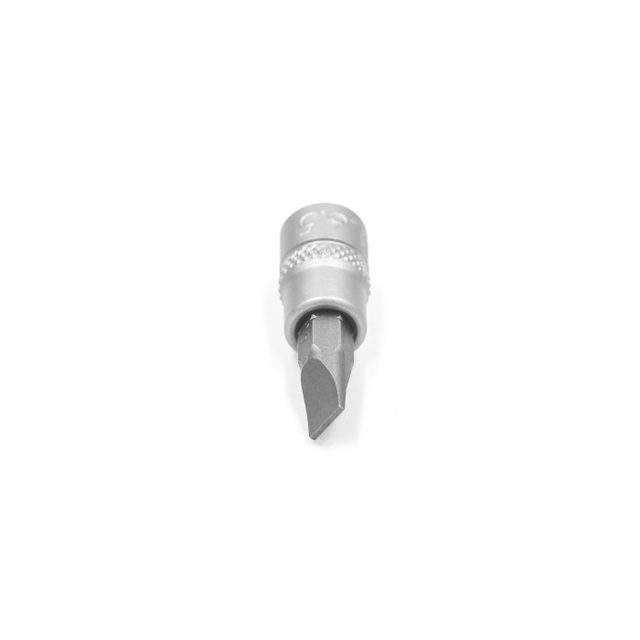 Головка торцева, 1/4IN, з насадкою SL6,5MM, RED STRIPE