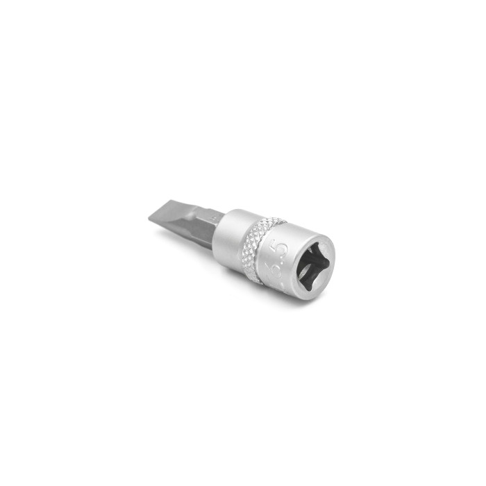 Головка торцева, 1/4IN, з насадкою SL6,5MM, RED STRIPE