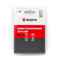 Лампа бесцокольная W1,2W 12 вольт, 2 шт. в блистере