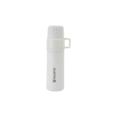 Термобутылка с логотипом Würth, белая, 600 ml