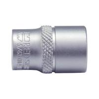 Головка торцевая короткая 1/4IN, 12-гр., SW14, RED STRIPE
