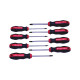 Набор отверток TORX с отверстием, 8 шт., RED STRIPE