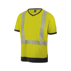 Футболка сигнальна FLUO, жовта, розмір 4XL