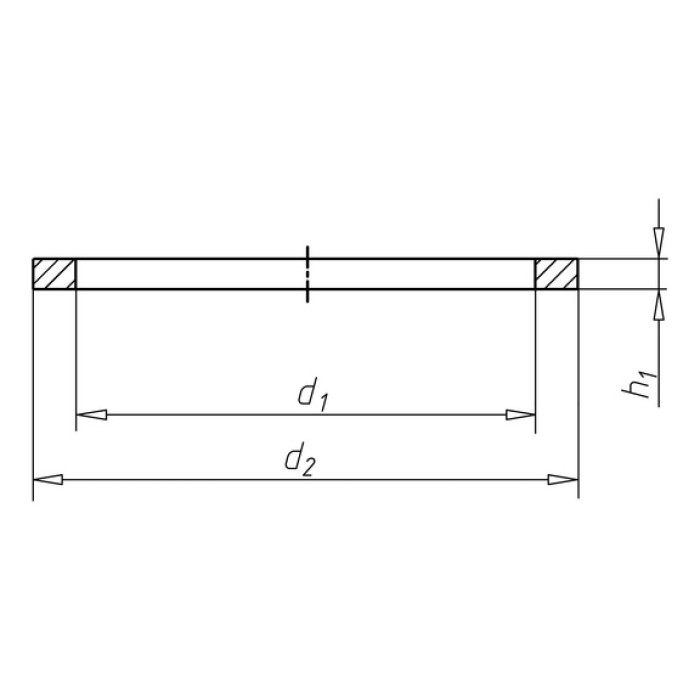 Кільце ущільнююче мідне форма A, 10X16X1