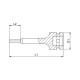 Торцева головка Wurth ударна подовжена 1/2" шестигранна LONG HEX 5