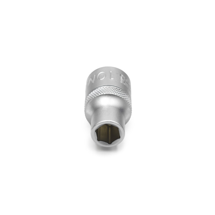 Головка торцевая шестигранная, 1/2IN, короткая, SW10, RED STRIPE
