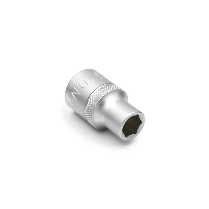 Головка торцевая шестигранная, 1/2IN, короткая, SW10, RED STRIPE