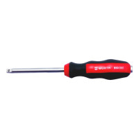 Викрутка з воротком 1/4IN, L200MM, RED STRIPE