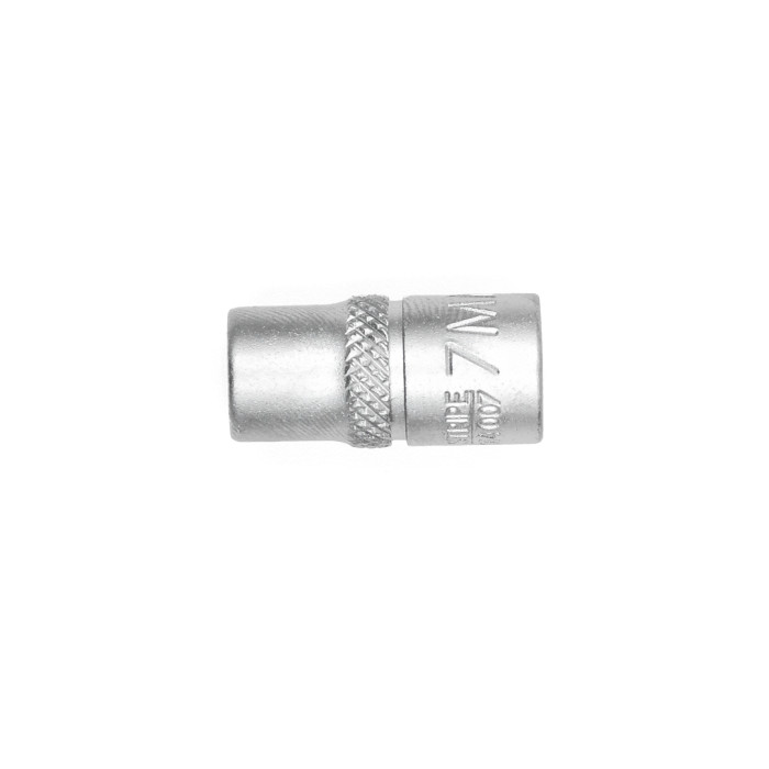 Головка торцева шестигранна, 1/4IN, коротка, SW7, RED STRIPE