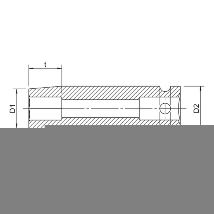 Головка торцева ударна, подовжена, 3/4IN, WS33