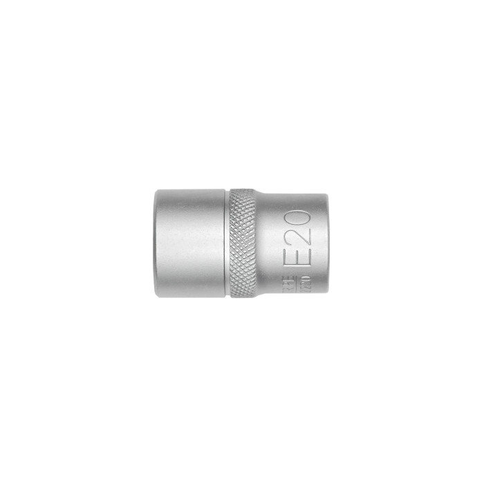 Головка торцева 1/2IN, зовнішній торкс, E20-L38MM, RED STRIPE