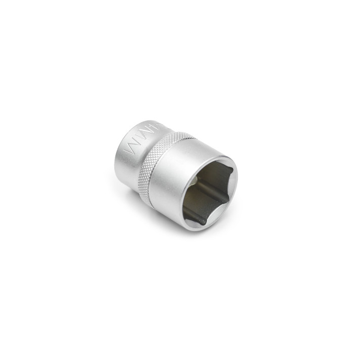 Головка торцевая шестигранная, 1/2IN, короткая, SW24, RED STRIPE