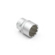 Головка торцева коротка 1/4IN, 12-гр., SW5.5, RED STRIPE